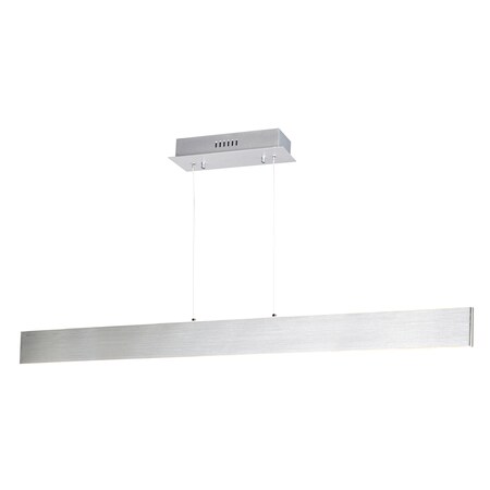 Et2 Blade 1-Light 0.5" Wide Brushed Aluminum Linear Pendant E22905-AL